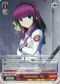 Image of Commander, Yuri (AB/W31-E077 U) [Angel Beats! Re:Edit]