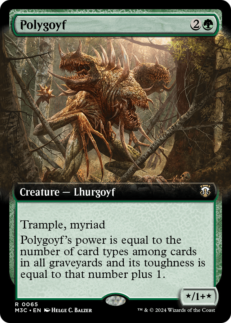Image of Polygoyf (Extended Art) [Modern Horizons 3 Commander]