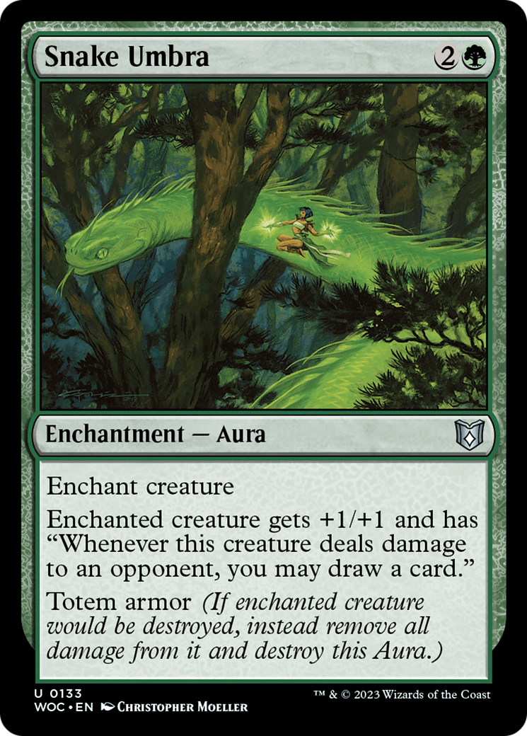 Image of Snake Umbra [Wilds of Eldraine Commander]