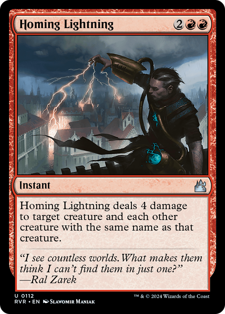 Image of Homing Lightning [Ravnica Remastered]
