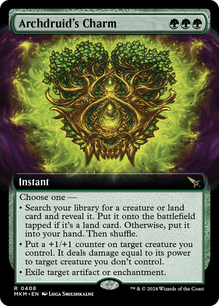 Image of Archdruid's Charm (Extended Art) [Murders at Karlov Manor]