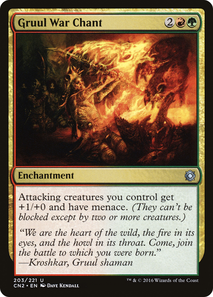 Image of Gruul War Chant [Conspiracy: Take the Crown]