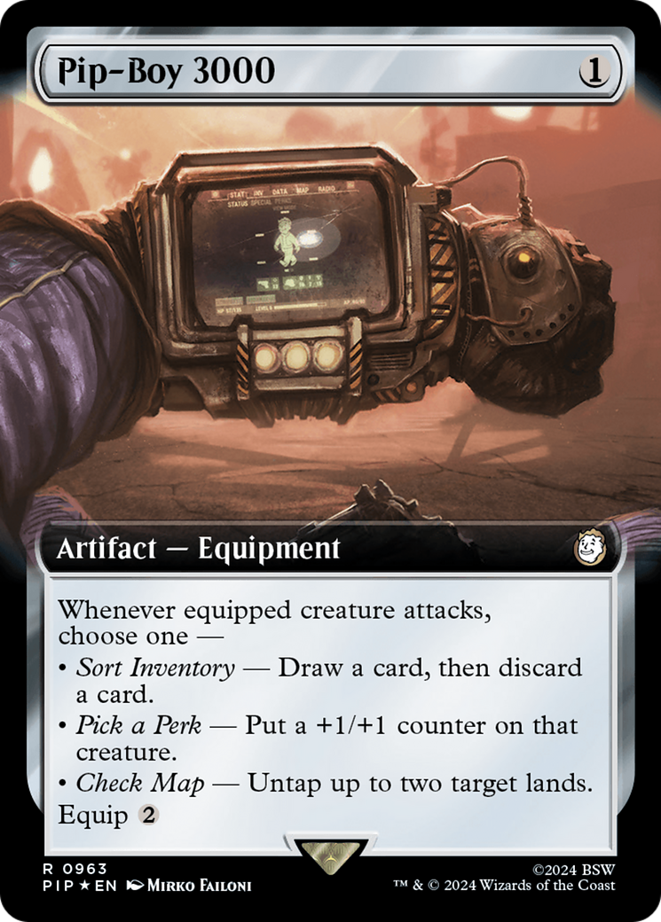 Image of Pip-Boy 3000 (Extended Art) (Surge Foil) [Fallout]