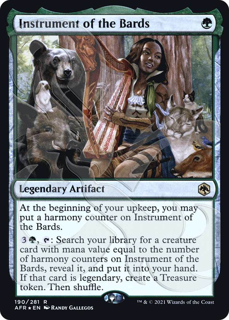 Image of Instrument of the Bards (Ampersand Promo) [Dungeons & Dragons: Adventures in the Forgotten Realms Promos]