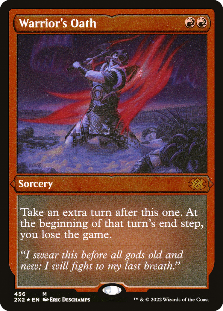 Image of Warrior's Oath (Foil Etched) [Double Masters 2022]