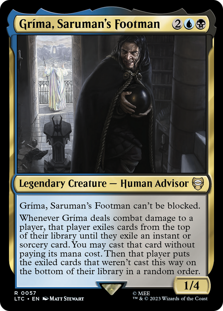 Image of Grima, Saruman's Footman [The Lord of the Rings: Tales of Middle-Earth Commander]