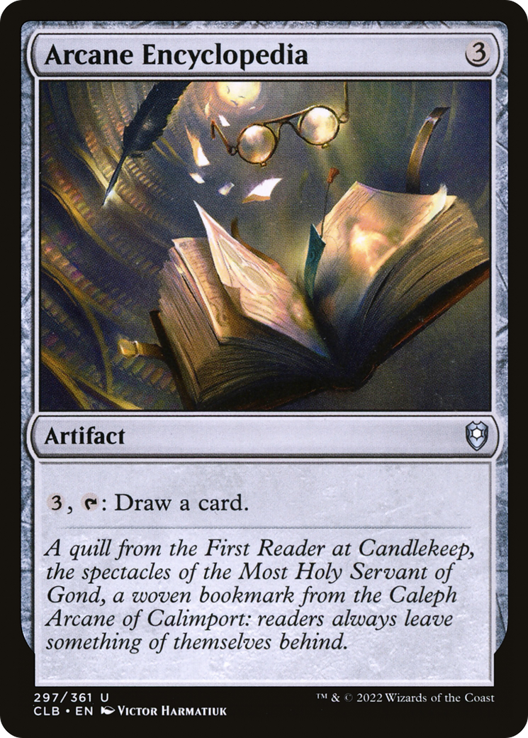 Image of Arcane Encyclopedia [Commander Legends: Battle for Baldur's Gate]