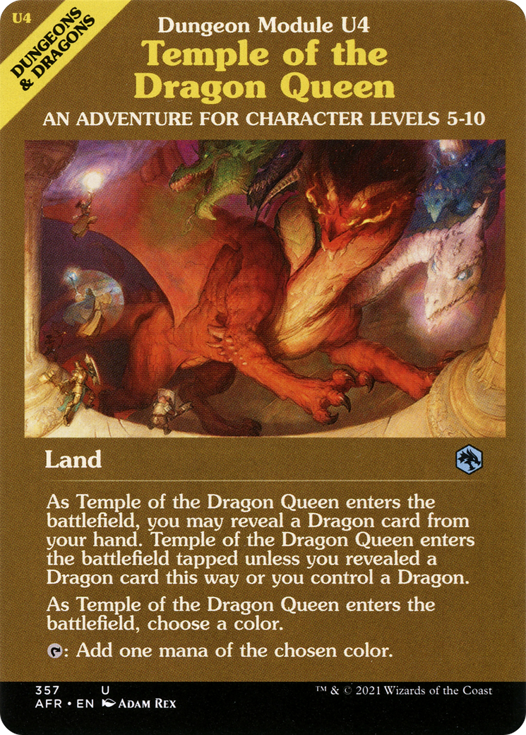 Image of Temple of the Dragon Queen (Dungeon Module) [Dungeons & Dragons: Adventures in the Forgotten Realms]