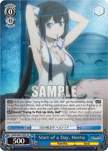 Image of Start of a Day, Hestia (DDM/S88-TE09 TD) [Is it Wrong to Try to Pick Up Girls in a Dungeon?]