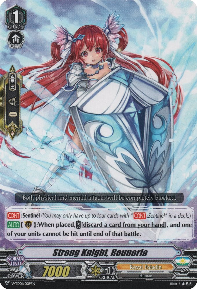 Image of Strong Knight, Rounoria (V-TD01/009EN) [Aichi Sendou]