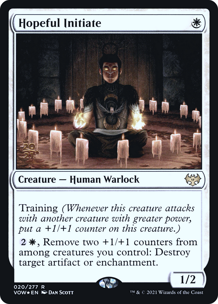 Image of Hopeful Initiate [Innistrad: Crimson Vow Prerelease Promos]