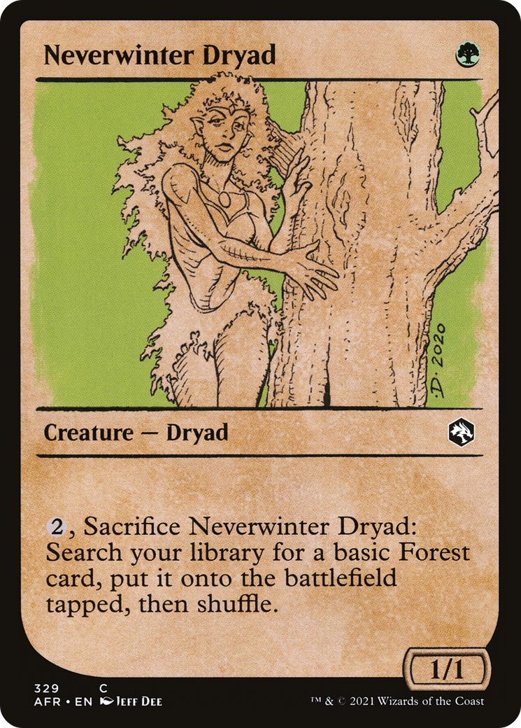 Image of Neverwinter Dryad (Showcase) [Dungeons & Dragons: Adventures in the Forgotten Realms]