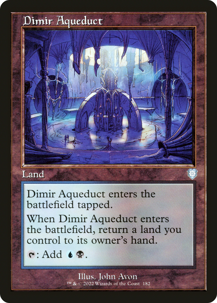 Image of Dimir Aqueduct (Retro) [The Brothers' War Commander]