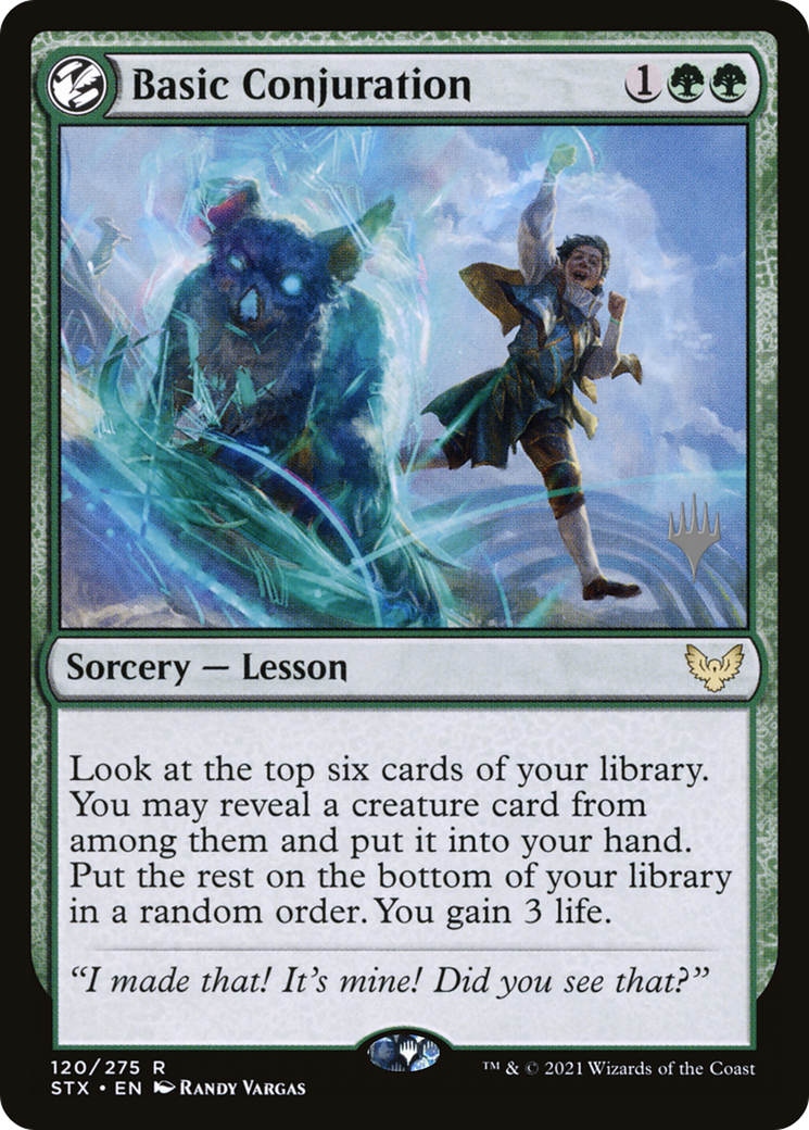 Image of Basic Conjuration (Promo Pack) [Strixhaven: School of Mages Promos]