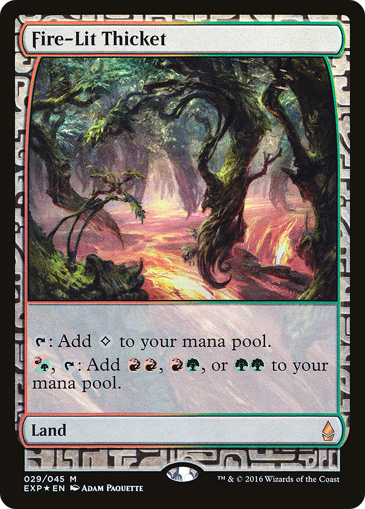 Image of Fire-Lit Thicket [Zendikar Expeditions]