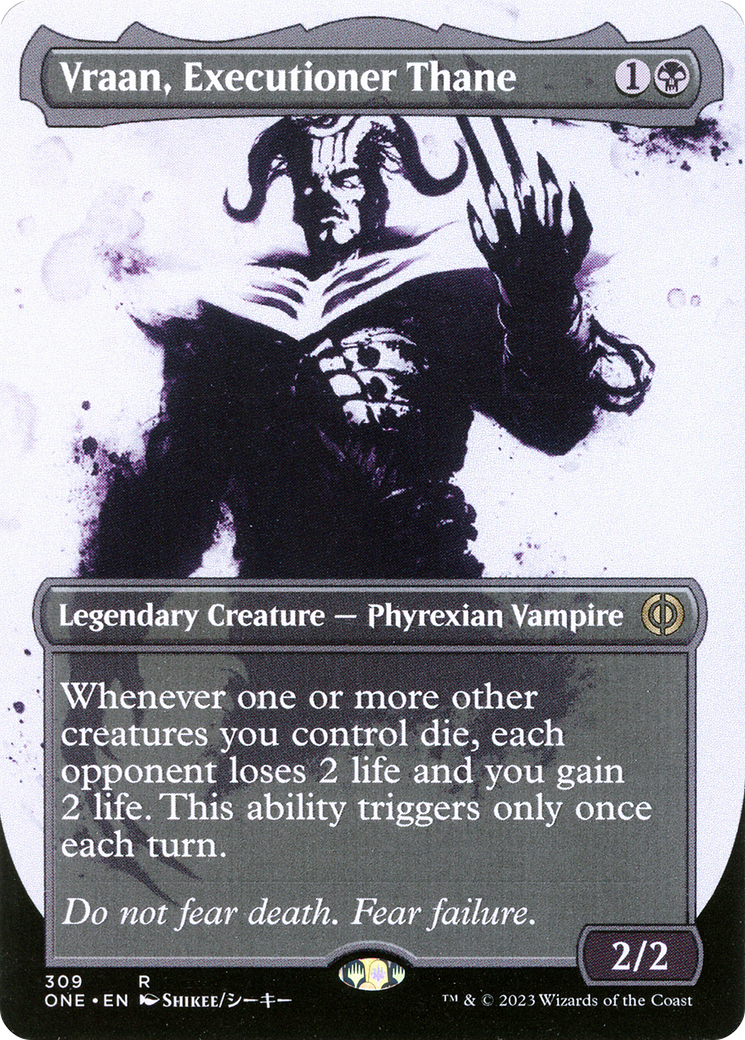Image of Vraan, Executioner Thane (Borderless Ichor) [Phyrexia: All Will Be One]