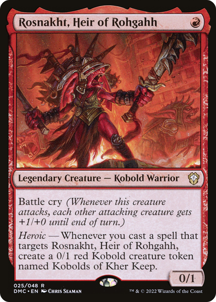 Image of Rosnakht, Heir of Rohgahh [Dominaria United Commander]
