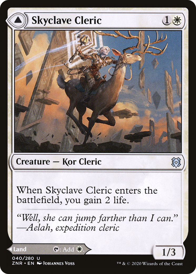 Image of Skyclave Cleric // Skyclave Basilica [Zendikar Rising]