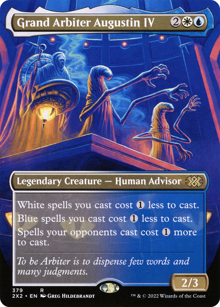 Image of Grand Arbiter Augustin IV (Borderless Alternate Art) [Double Masters 2022]