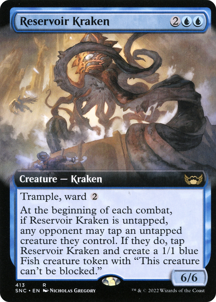 Image of Reservoir Kraken (Extended Art) [Streets of New Capenna]