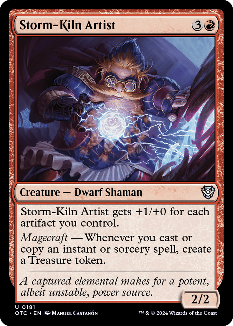 Image of Storm-Kiln Artist [Outlaws of Thunder Junction Commander]