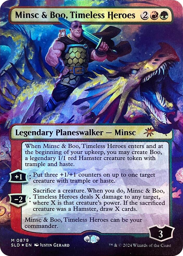 Image of Minsc & Boo, Timeless Heroes (Rainbow Foil) [Secret Lair Drop Series]