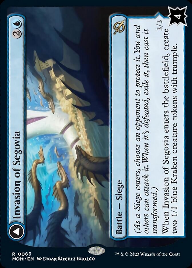 Image of Invasion of Segovia // Caetus, Sea Tyrant of Segovia [March of the Machine]
