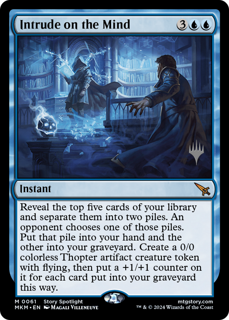Image of Intrude on the Mind (Promo Pack) [Murders at Karlov Manor Promos]