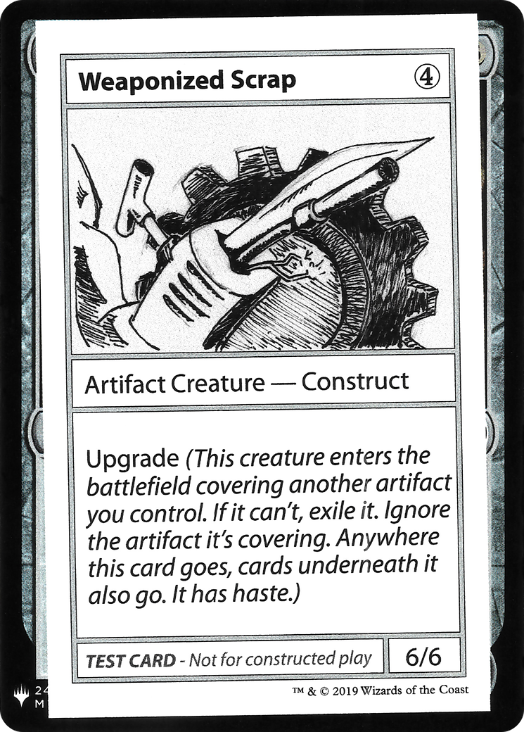 Image of Weaponized Scrap [Mystery Booster Playtest Cards]