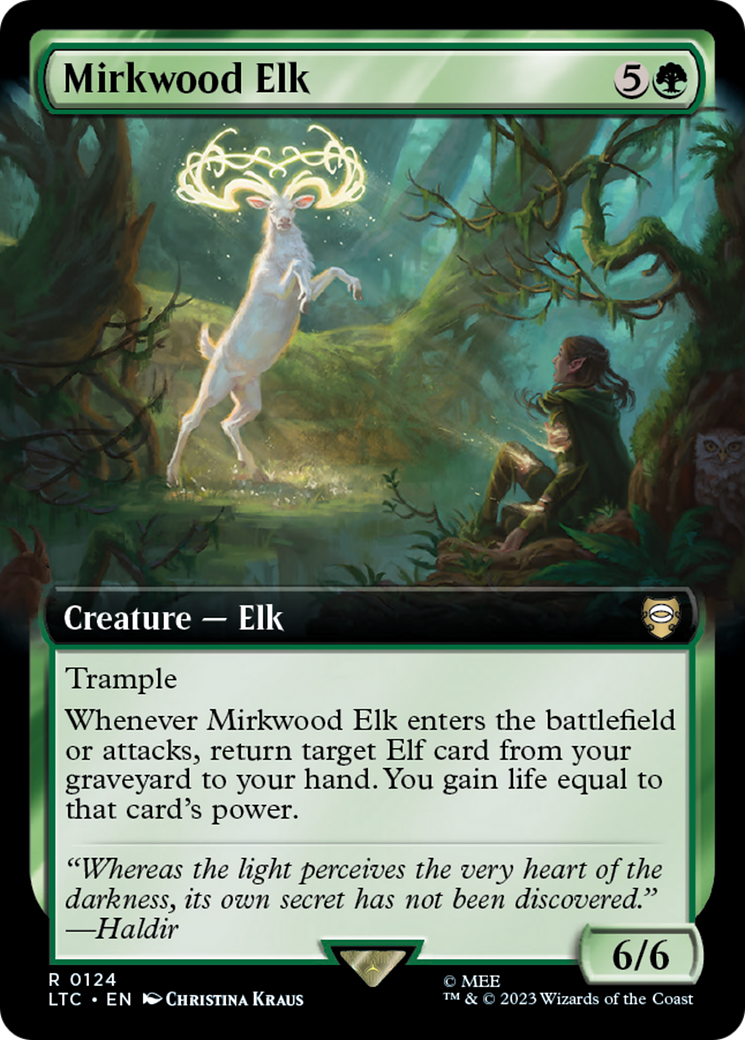 Image of Mirkwood Elk (Extended Art) [The Lord of the Rings: Tales of Middle-Earth Commander]
