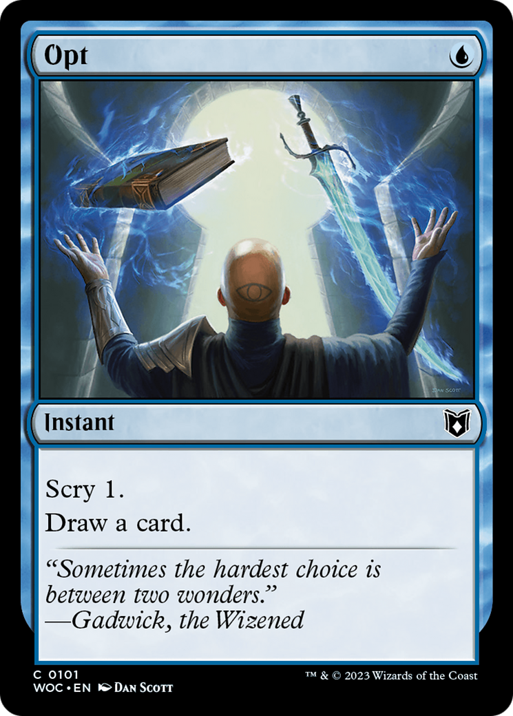 Image of Opt [Wilds of Eldraine Commander]