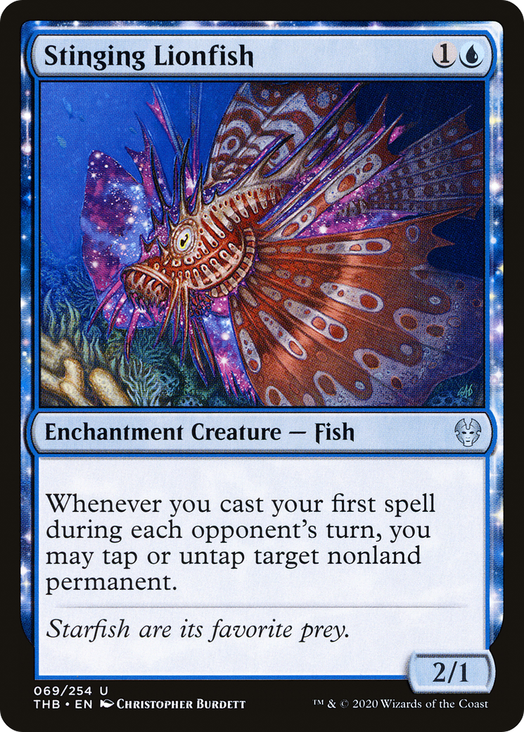 Image of Stinging Lionfish [Theros Beyond Death]