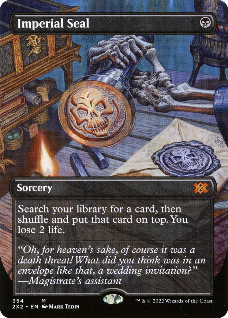 Image of Imperial Seal (Borderless Alternate Art) [Double Masters 2022]