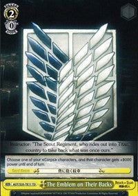 Image of The Emblem on Their Backs (AOT/S35-TE11 TD) [Attack on Titan]