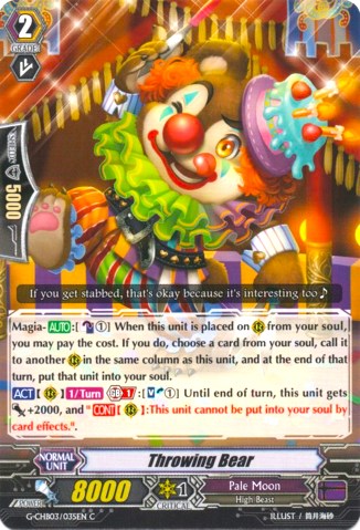 Image of Throwing Bear (G-CHB03/035EN) [Rummy Labyrinth Under the Moonlight]