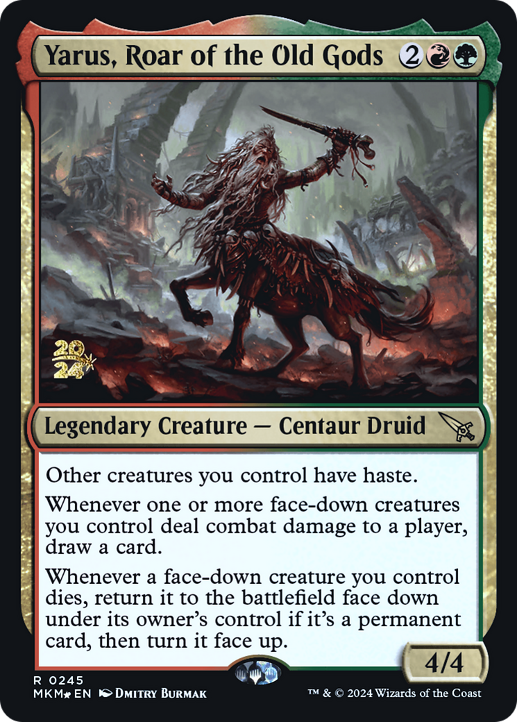 Image of Yarus, Roar of the Old Gods [Murders at Karlov Manor Prerelease Promos]