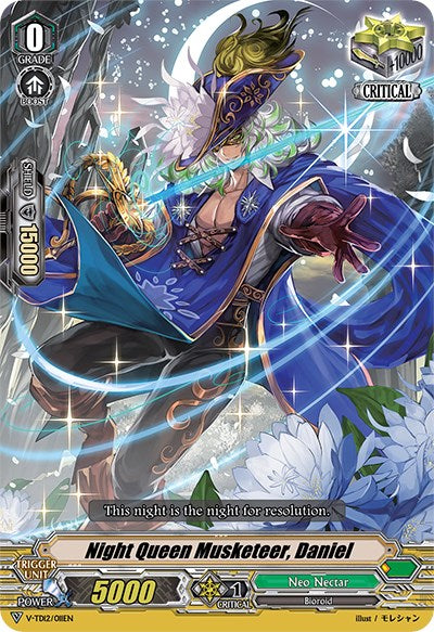 Image of Night Queen Musketeer, Daniel (V-TD12/011EN) [Ahsha]