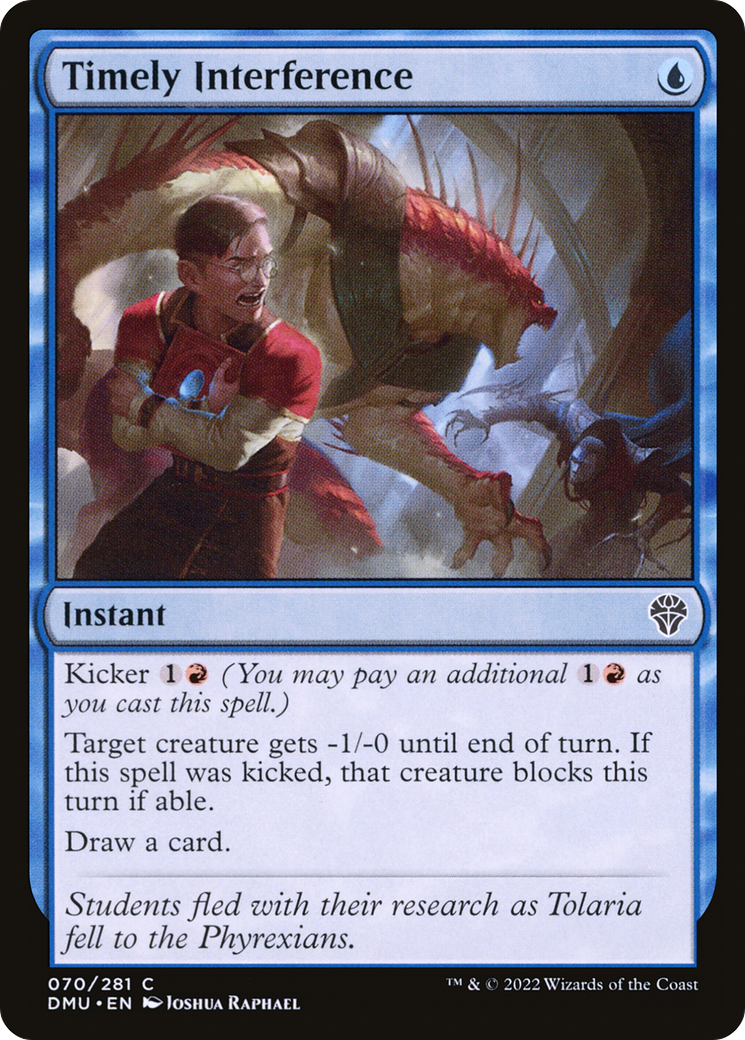 Image of Timely Interference [Dominaria United]