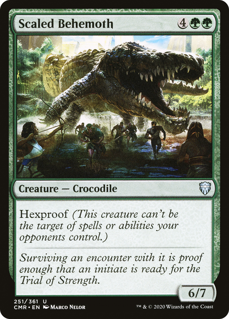 Image of Scaled Behemoth [Commander Legends]