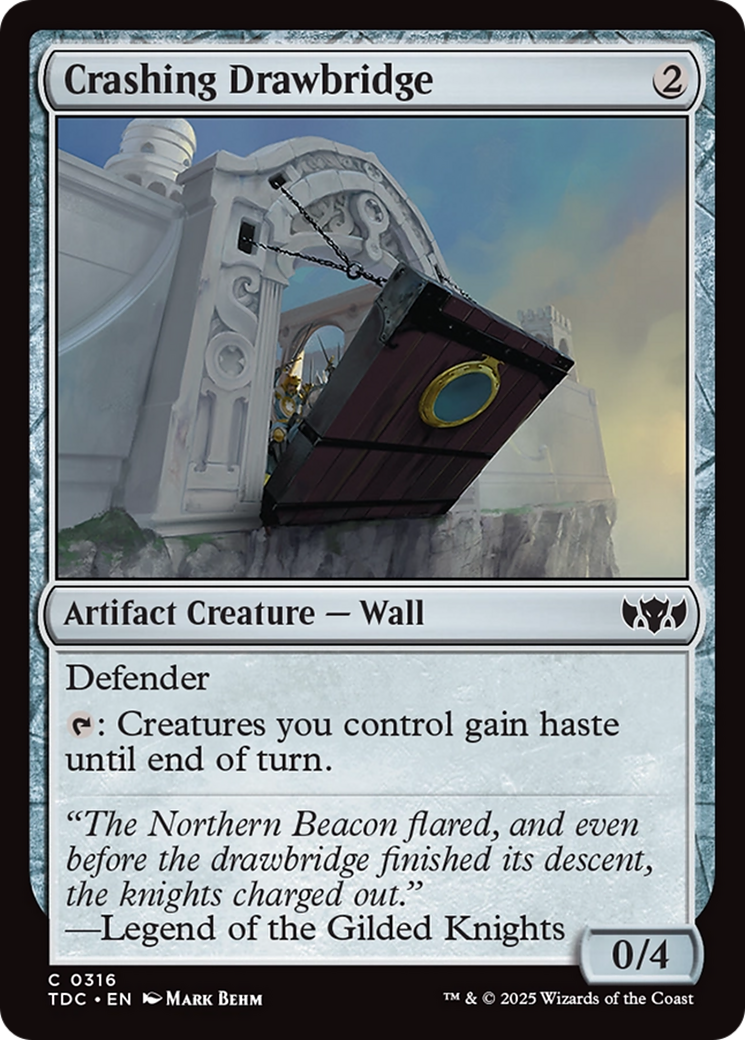 Image of Crashing Drawbridge [Tarkir: Dragonstorm Commander]
