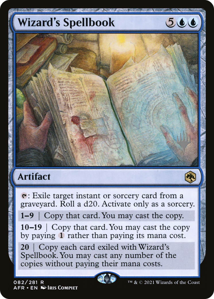 Image of Wizard's Spellbook (Promo Pack) [Dungeons & Dragons: Adventures in the Forgotten Realms Promos]