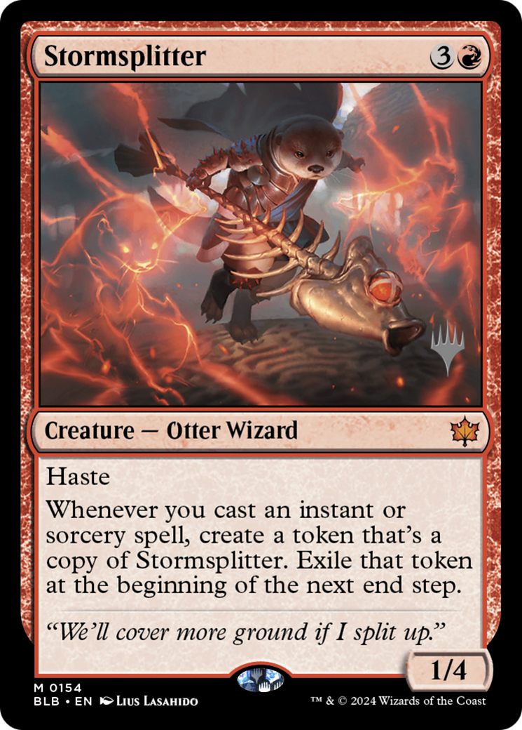 Image of Stormsplitter (Promo Pack) [Bloomburrow Promos]