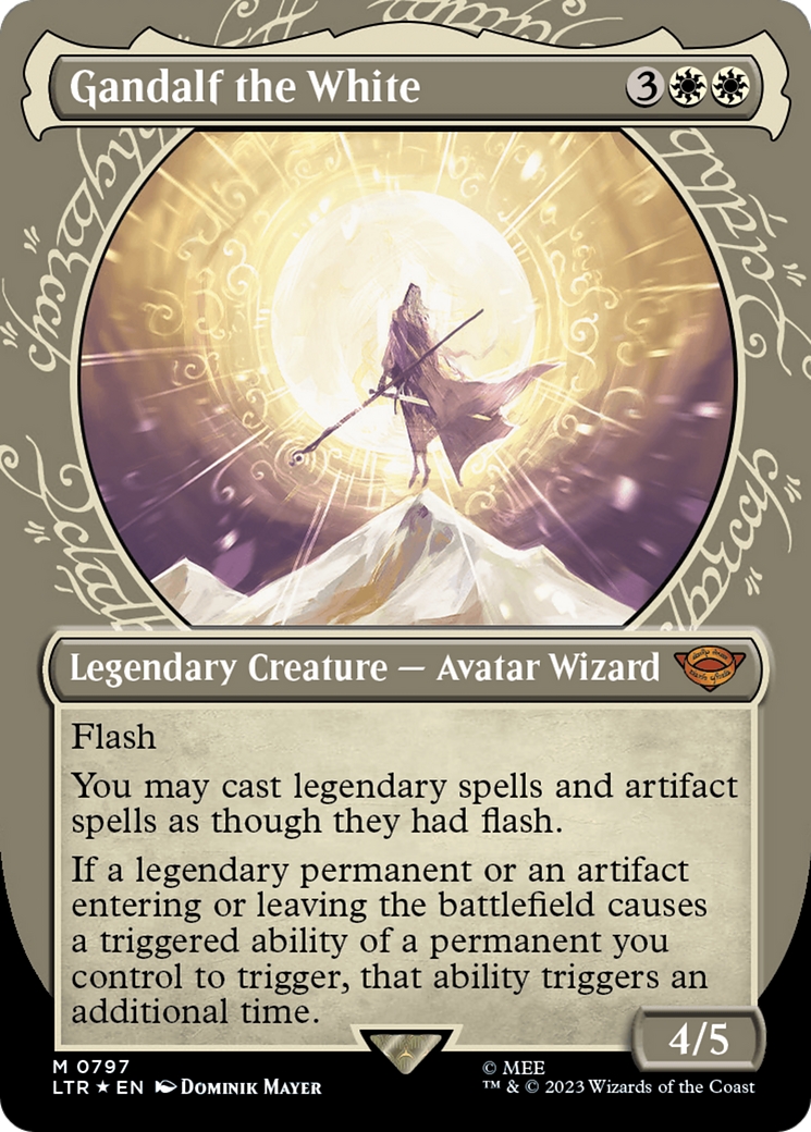 Image of Gandalf the White (Showcase) (Surge Foil) [The Lord of the Rings: Tales of Middle-Earth]