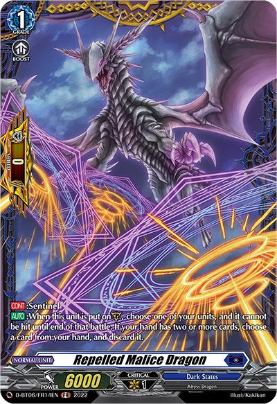 Image of Repelled Malice Dragon (D-BT06/FR14EN) [Blazing Dragon Reborn]