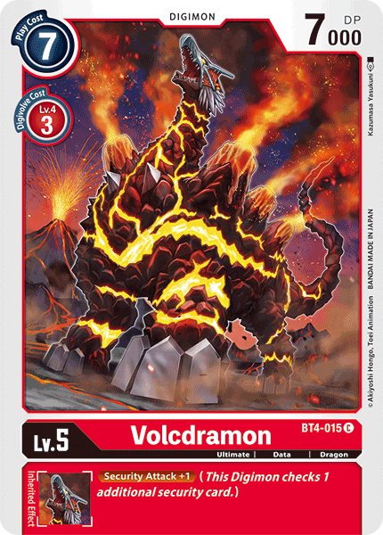 Image of Volcdramon [BT4-015] [Great Legend]