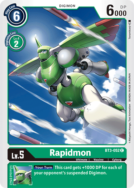 Image of Rapidmon [BT3-052] [Release Special Booster Ver.1.5]