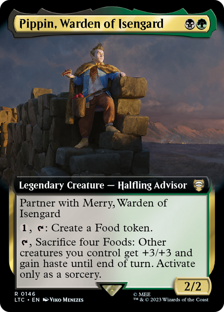 Image of Pippin, Warden of Isengard (Extended Art) [The Lord of the Rings: Tales of Middle-Earth Commander]