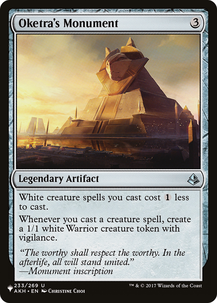 Image of Oketra's Monument [Secret Lair: Angels]