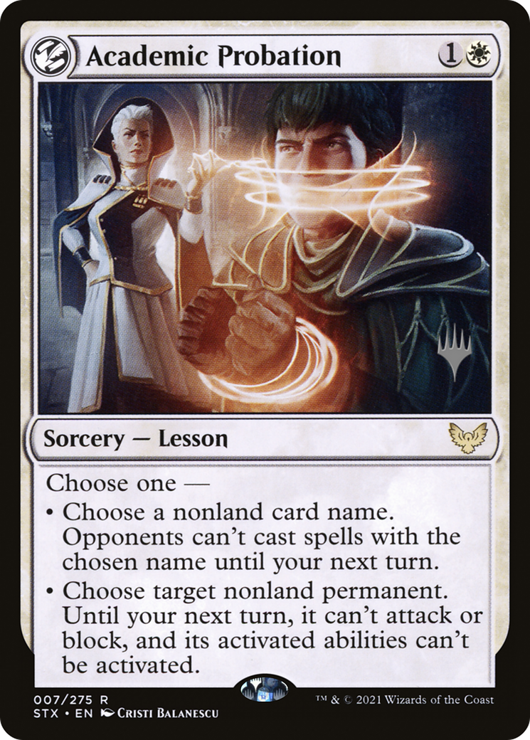 Image of Academic Probation (Promo Pack) [Strixhaven: School of Mages Promos]