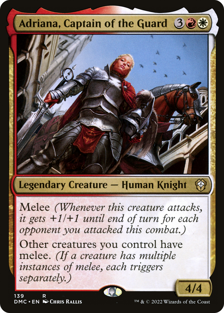 Image of Adriana, Captain of the Guard [Dominaria United Commander]